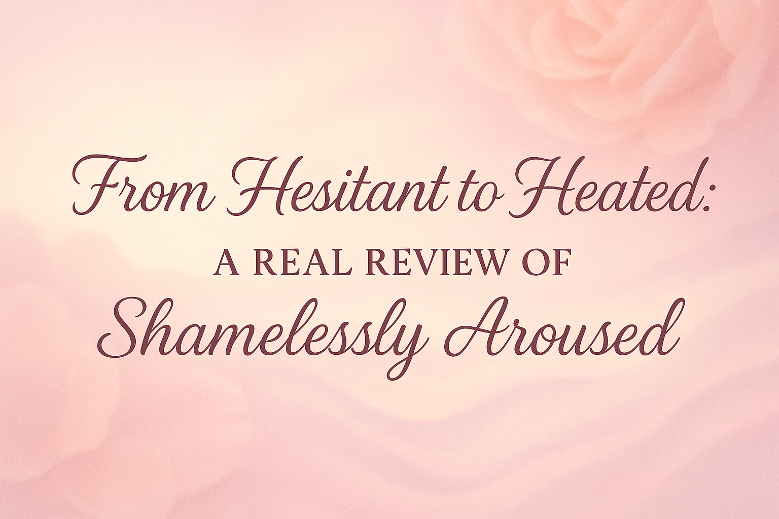 From Hesitant to Heated: Our Honest Review of Shamelessly Aroused